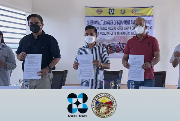 DOST-NCR Signs MOA with Muntinlupa City, Extends Livelihood Assistance To Women Groups