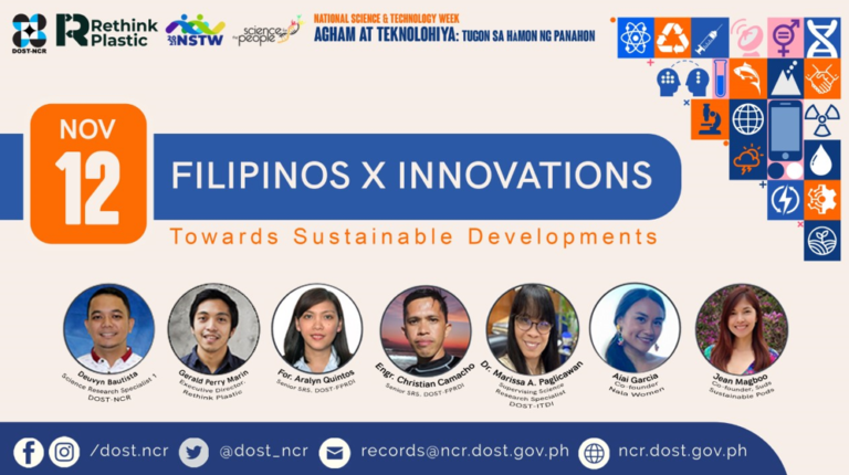 DOST-NCR Advocates for Use of Innovations to Address Single-Use Plastic Pollution