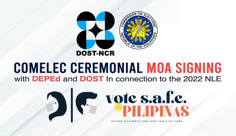 DOST Inks MOA with COMELEC for Automated 2022 Polls