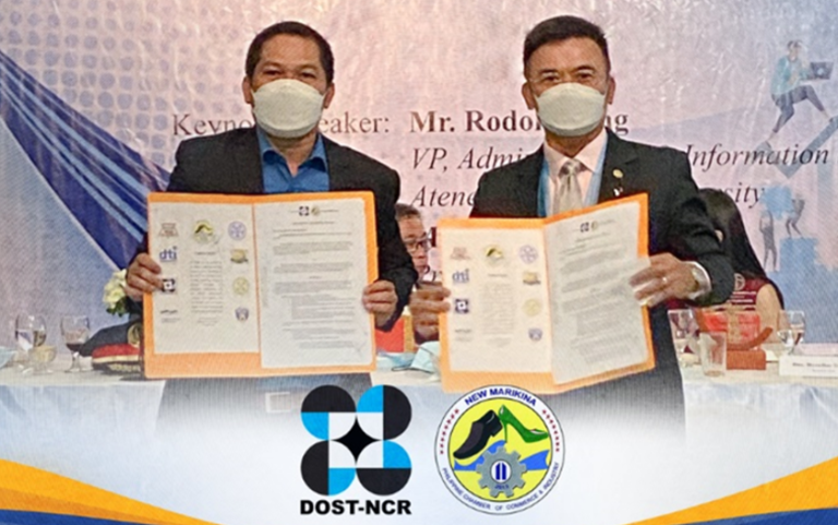 DOST-NCR, PCCI-New Marikina Ink Partnership to Promote S&T for MSMEs