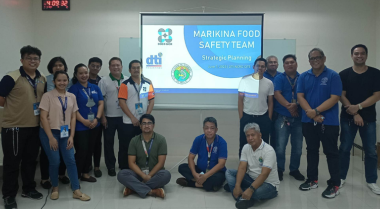 DOST-NCR, Marikina Food Safety Team, Draft Roadmap for Marikina MSMEs