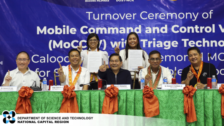 DOST-NCR Boosts Caloocan City’s Disaster Response with MoCCoV Technology, Aims for a Smart Caloocan