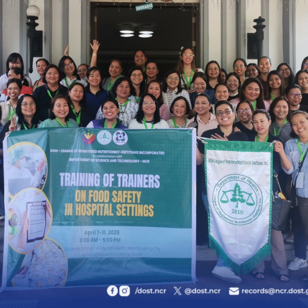 DOST-NCR Spearheads Food Safety Training for Health Facilities  